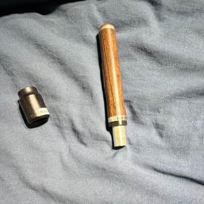 Mancke Lip Plate Bocote Piccolo Headjoint With Silver Tenon image 4
