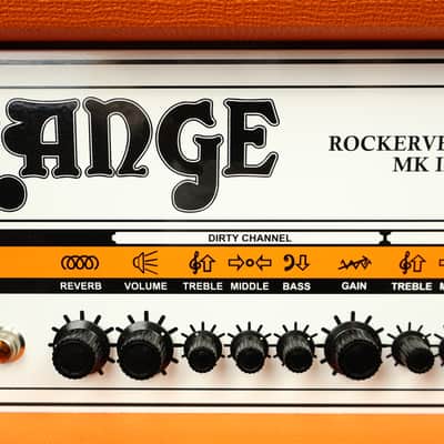 2010 Orange Rockerverb 100 MKII Amplifier Head & PPC412HP8 4X12 Speaker Cabinet image 4
