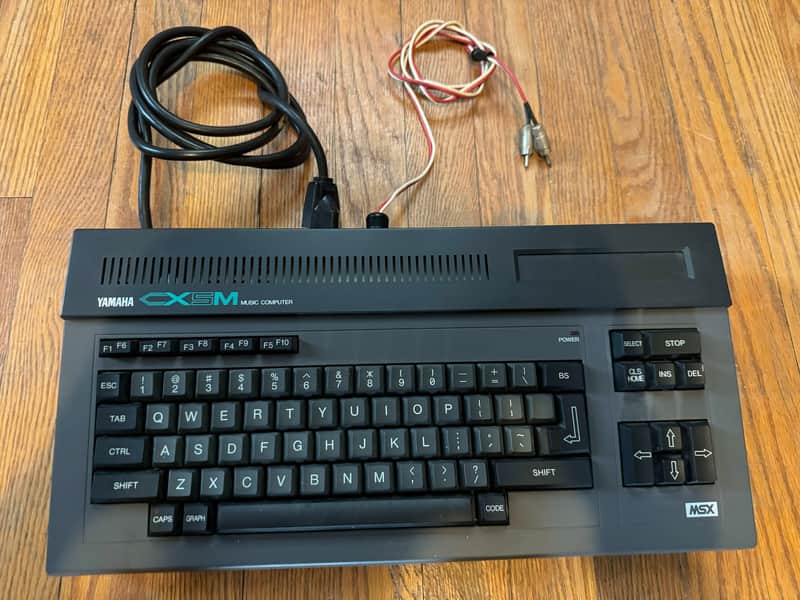 Yamaha CX5M Music Computer Module w/ VC-02 Monitor Cable MSX image 1