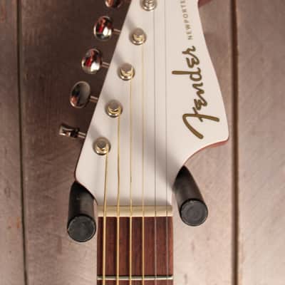 Fender California Series CUSTOM Art guitar LE Newporter Player - " A RIVER RUNS THROUGH IT "w/Soft Case image 9