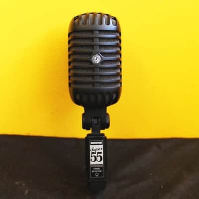 Shure Super 55 Deluxe Pitch Black Limited Edition RARE! image 3