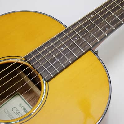 Yamaha CSF-TA TransAcoustic Parlor - Vintage Natural image 12