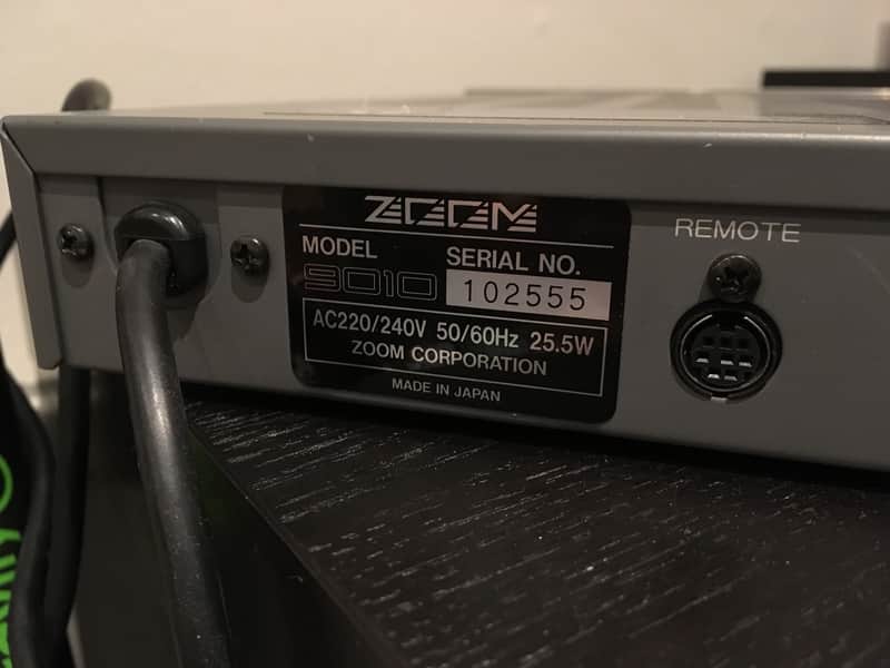 Zoom 9010 Advanced Sound Processor Vintage Rare Made in Japan (as