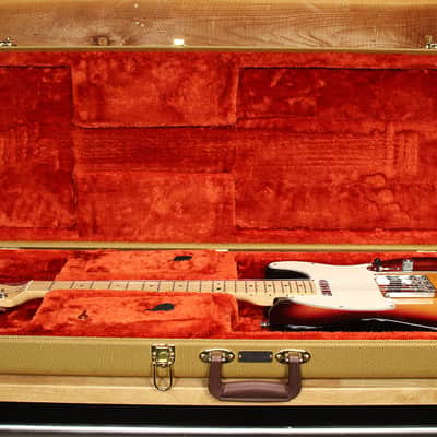 FENDER TWEED Hard Shell Guitar CASE Stratocaster & Telecaster Strat Tele Clean! image 7