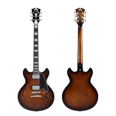 D'Angelico Premier MINI DC Brown Burst + Bag image 6