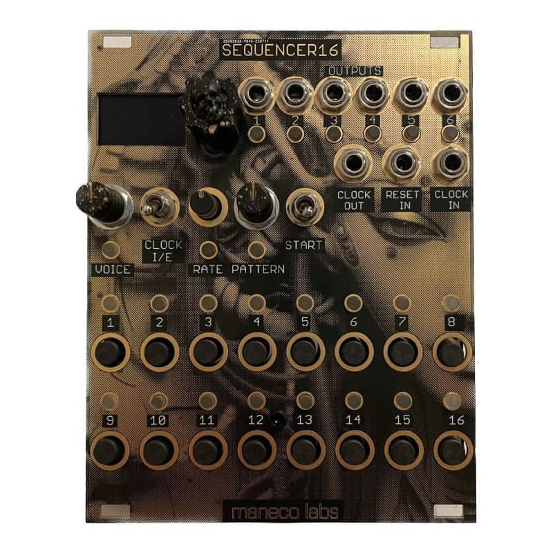 Maneco Sequencer 16 Eurorack Trigger Sequencer Module image 1