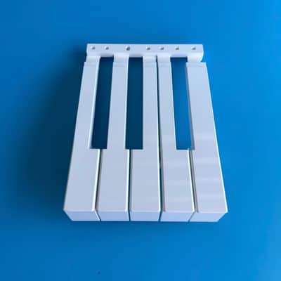 CASIO WK-110 WK-200 WK-220 Keyboard Key Part: White Keys Set [Right High C to G] image 3