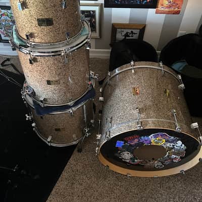 Pork Pie USA Custom 4pc Drum Kit 24/12/16/18 – Made in USA image 2