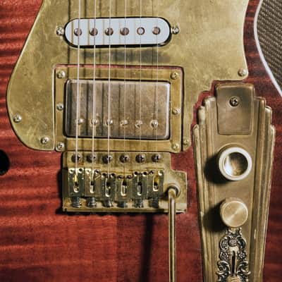 Postal Custom Memphis Rocket Red Flamed Maple image 8