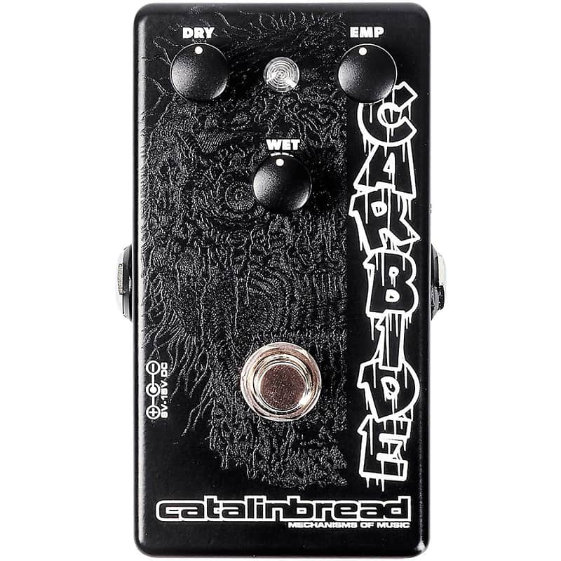 Catalinbread Carbide Distortion Effects Pedal Regular Black image 1
