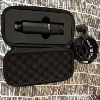 Sony C80 Large Diaphragm Cardioid Condenser Microphone 2022 - Present - Black image 1