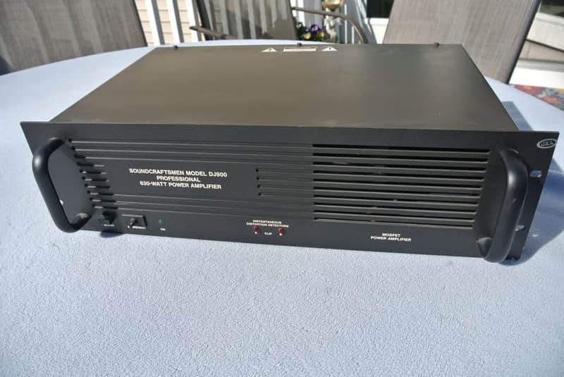 Exc! Vintage Soundcraftsmen 630 Watt DJ900 Stereo Power Amp Amplifier USA made image 1