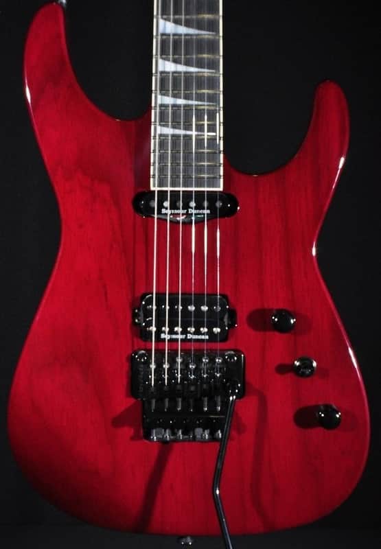 Jackson USA Custom Shop DK Ash Purple Guitar image 1