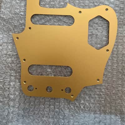 Fender Squier Jaguar - Anodized gold pickguard image 1