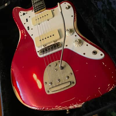 Fender MIJ JM66B Jazzmaster 1990's Candy Apple Red Nitro Relic Seymour Duncan Antiquities image 19