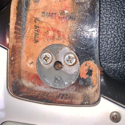 Vintage 1973 fender Stratocaster maple Fretboard electric.guitar hardtail  made in the usa  Sunburst image 12