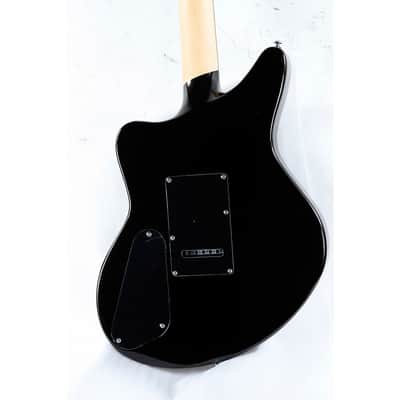 D'Angelico Premier Series Bedford SH Limited-Edition Electric Guitar with Tremolo Regular Black Flake image 4
