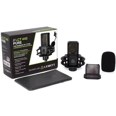 Lewitt LCT 440 PURE Condenser Microphone (Black) image 5
