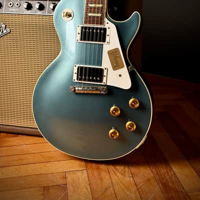 2015 Gibson Joe B. Bonabyrd Les Paul Antique Pelham Blue Signed image 3