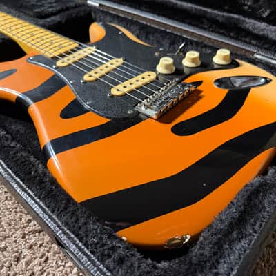 Fender 1979 Stratocaster with Maple Fretboard - Refinished Tiger image 9