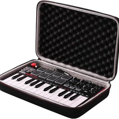 Case Compatible with Akai Professional MPK Mini MK3 / MPK Mini Play MK3 25 Key USB MIDI Keyboard Controller, Black+Gray(Case Only) image 2