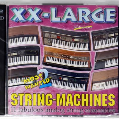 Best Service XX-Large Most Wanted 2 String Machines Sample Library/Sound Library/Sampling Double CD 1990s image 1