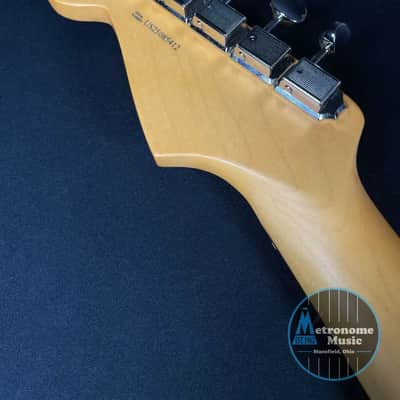 Fender American Professional Classic Stratocaster - HSS, Faded Sherwood Green Metallic image 7