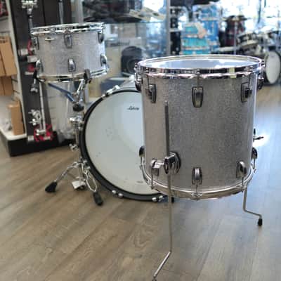 Ludwig Classic Maple Custom Build 3-PC Shell Pack 12/14/20 (Silver Sparkle w/ Resa-Coat Interior) image 10
