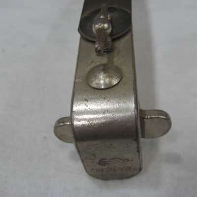 Leedy Hoop Mount Bass Drum Paddle Muffler (TDG-U-12313) 40's/50's - Nickel Plated image 5