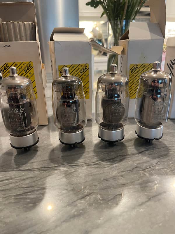 Matched Quad of NOS GEC TT22/KT88 image 1