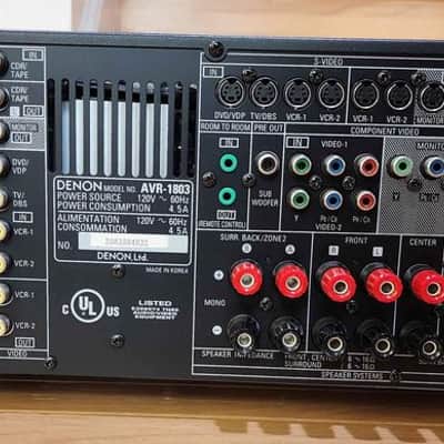 Denon AVR-1803 2003 - Black image 2