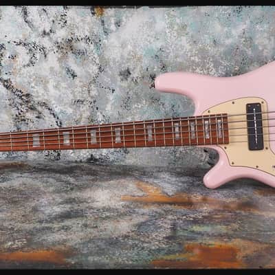 Serek 5-String Midwestern 2 Bass (Left Handed) – Shell Pink image 17