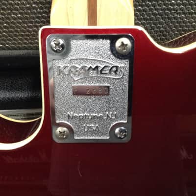 Kramer Classic III Series Telecaster 1983 Candy apple red image 8