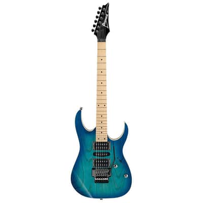 Used Ibanez RG470AHMBMT RG Standard Electric Guitar - Blue Moon Burst image 2