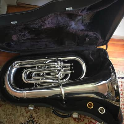 Besson Sovereign BE-981 Compensating EEb Tuba w/hard & soft cases image 2