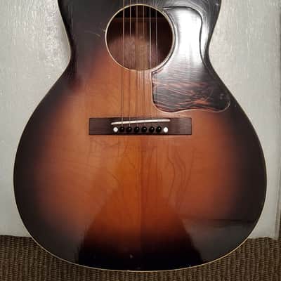 1943 Gibson L-00 Parlor Acoustic in Sunburst; Comes with After-Market Hard Case and Pro-Setup! image 17