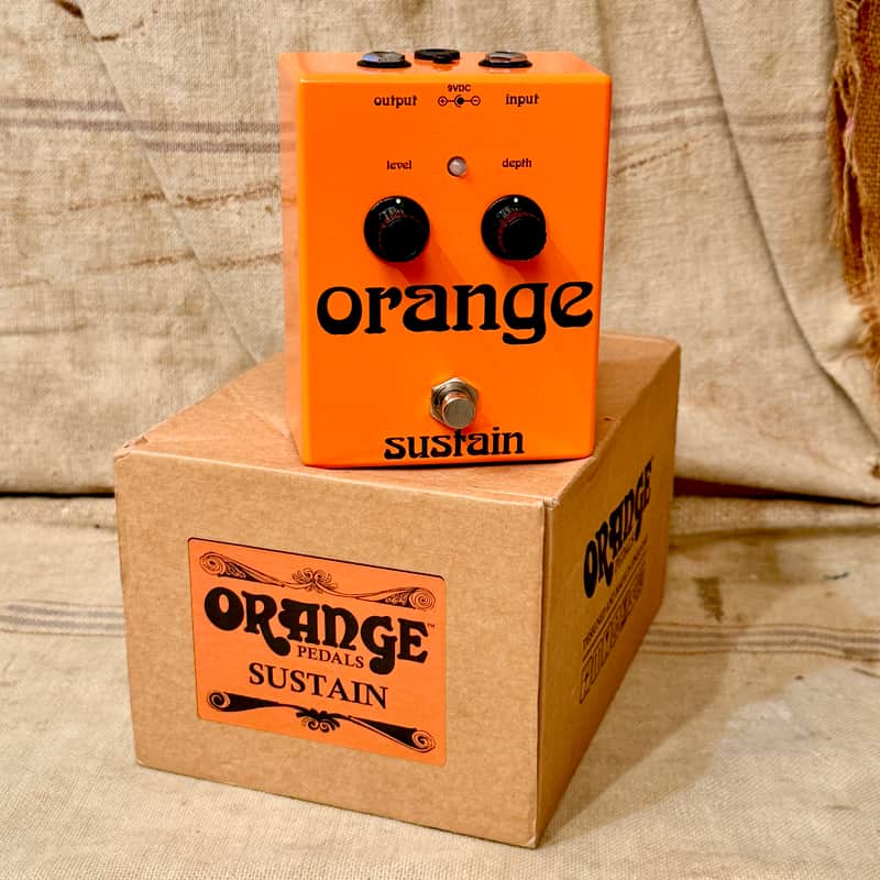 Orange Sustain Guitar Effect Pedal ~2022 - Orange image 1