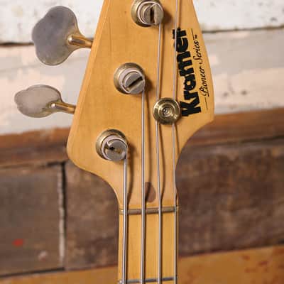Kramer Pioneer PJ Style Bass White Pearl Made In USA Alembic Electronics image 5