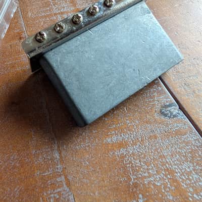 Fender Stratocaster Guitar Tremolo Bridge Heavy Block PW29 - Chrome image 9
