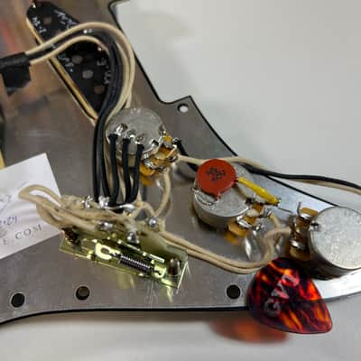 General Vintage Tone full Loaded pickguard SRV for Stratocaster ®️ GVT Austin E Specials pickups Handwound NOS image 12