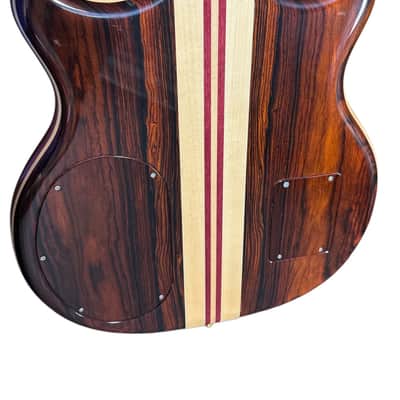 Alembic Stanley Clarke Sign Deluxe, Cocobolo / Ebony / Red and Amber LED's USED /Excellent *ONE OWNER NEVER GIGGED* *IN STOCK* image 7