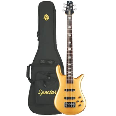 Spector Euro 5 Classic Bass Guitar - Metallic Gold Gloss image 1