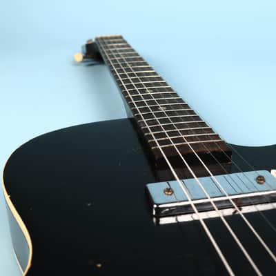 Silvertone 1420 Vintage Stratotone Black Electric Guitar image 17