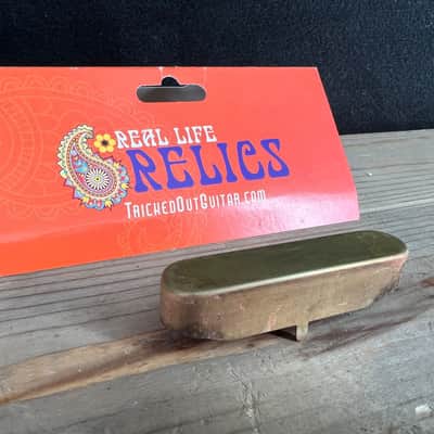 Real Life Relics Aged RAW Brass Telecaster® Neck Pickup Cover    (BB5)