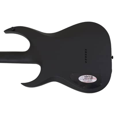 Schecter KM-6 MK-III EX guitar in Satin Black Open Pore B-Stock 0096 image 6