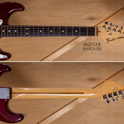 2007 Fender USA American Highway One Stratocaster Wine Red satin nitro rosewood fretboard image 5