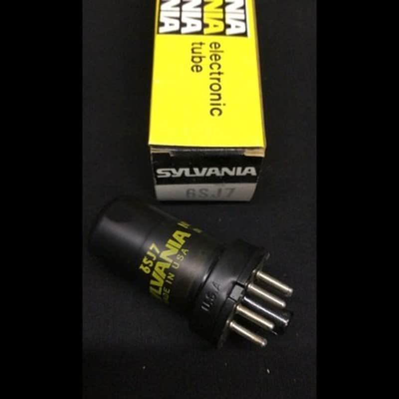NOS NIB SYLVANIA 6SJ7 Metal (6SJ7GT) Radio Audio Vacuum Tube TESTED K.9705 image 1