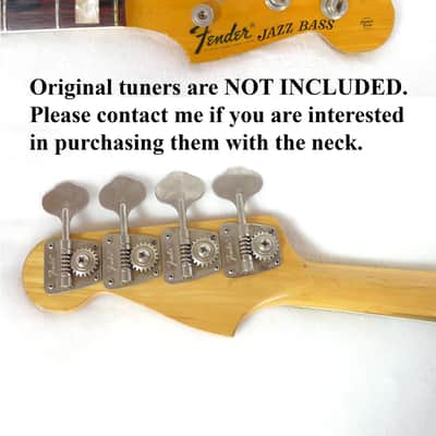 Vintage Fender Jazz Bass Neck (Late 60s–1971) 4-Bolt Rosewood Fingerboard 1968/69/70/71/72 image 2