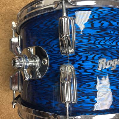 Rogers PowerTone 12" tom early 1970s - Blue Onyx NICE! image 7