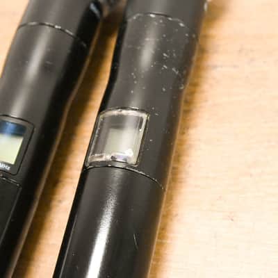 Shure UR4D Wireless Receiver w/ two UR2/SM58 Handheld Mics - L3 Band CG0128N image 17